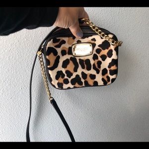 Michael Kors Leopard print small crossbody